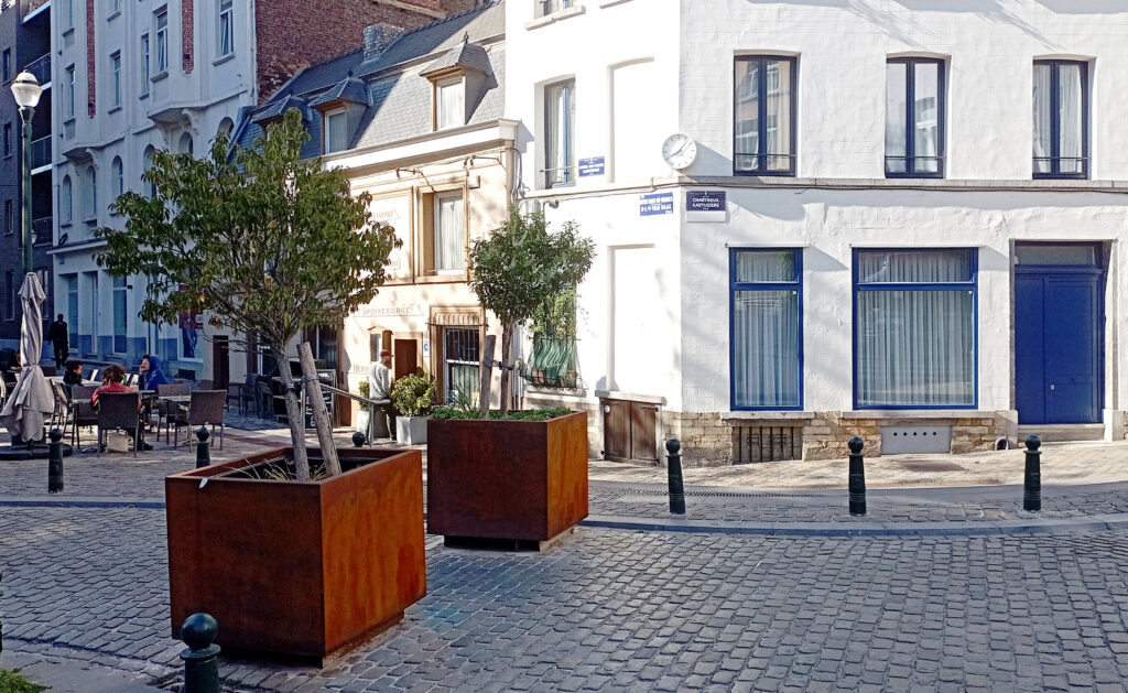 Ein Modalfilter in Brüssel