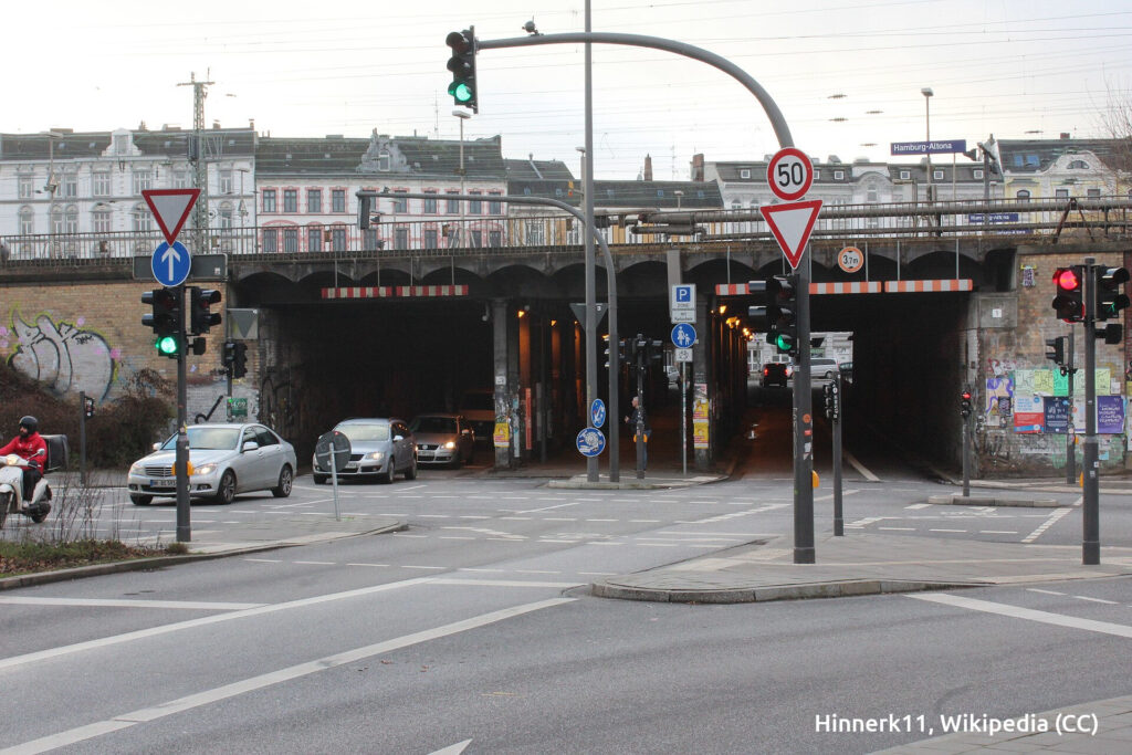 Ostseite des Lessingtunnels